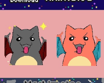 Charizard Lick Emotes for Twitch, Discord, Everywhere