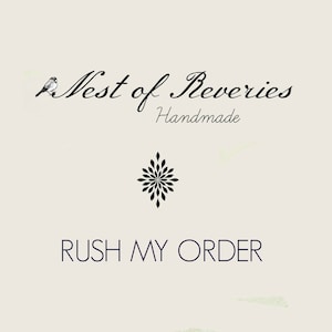 RUSH My Order - Your Order will be sent to the FRONT of the line and will be shipped in 2 business days.