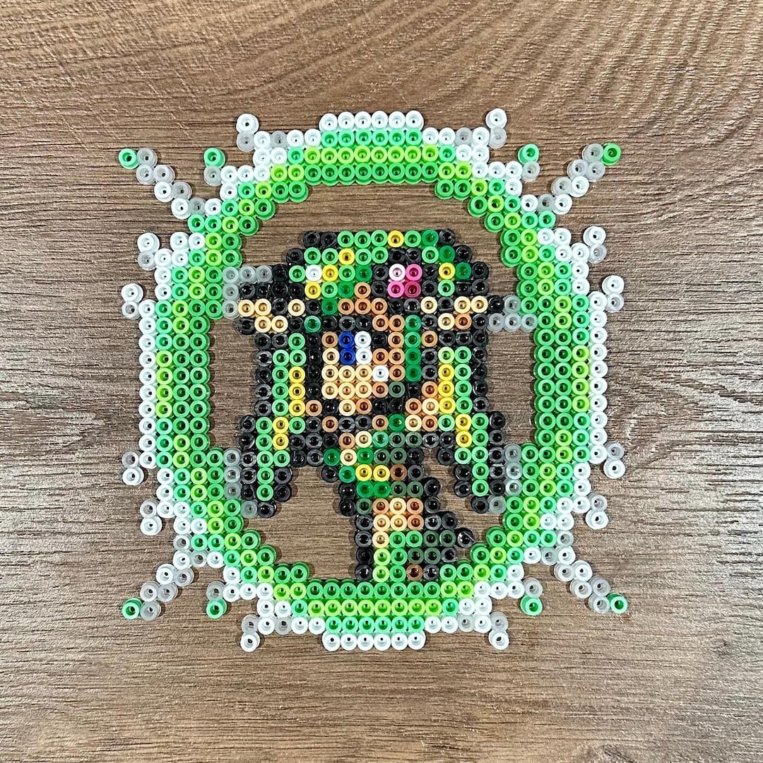 Magic Rydia Rydia Casting Magic (FF4) — Perler Bead Sprite - Etsy
