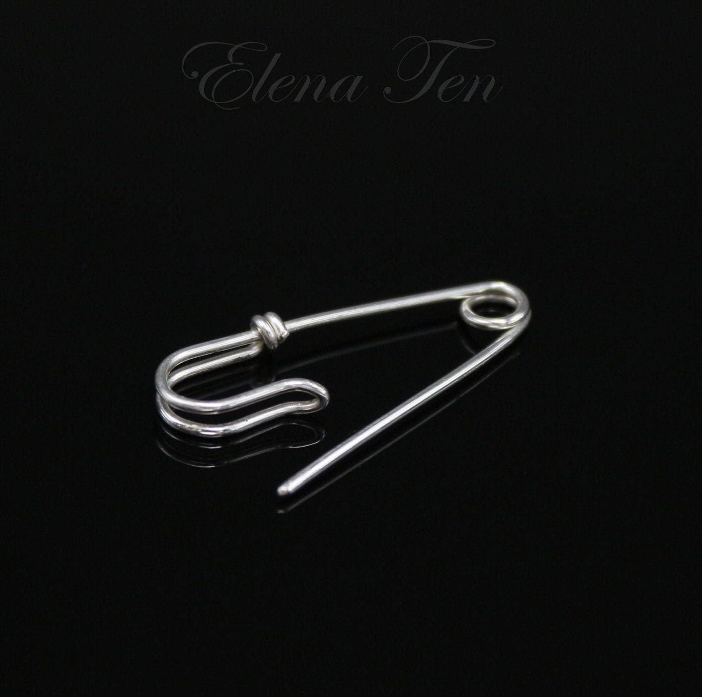Safety Pin Earring For Double Piercing Hoop Earrings Punk Etsy