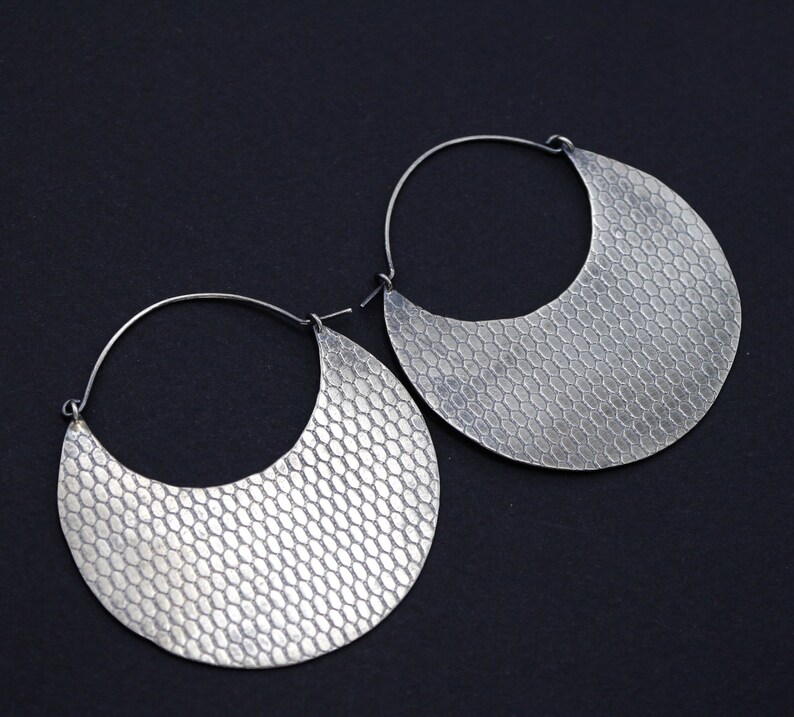 Large Disc Earrings Big Disc Earrings 2 inch Disc Earrings Etsy