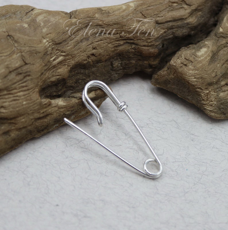 Safety Pin Earring For Double Piercing Hoop Earrings Punk Etsy