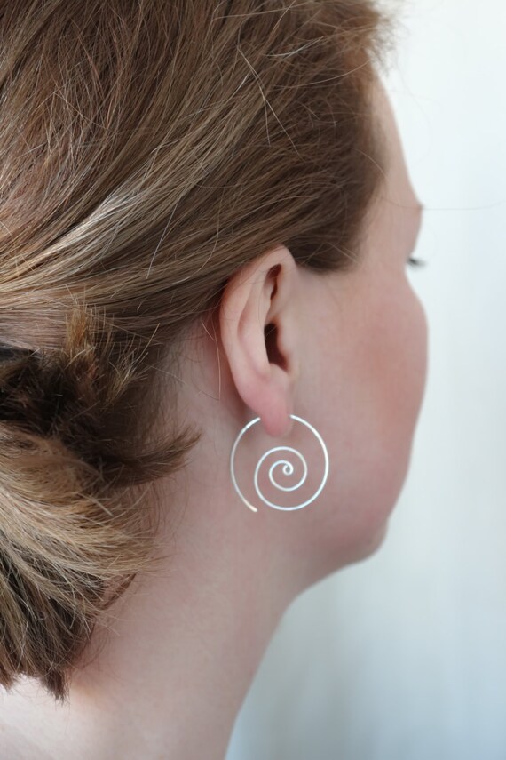 swirl earring