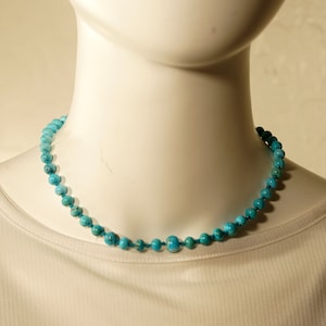 Turquoise Choker • Turquoise Necklace • Heishi Turquoise Choker • 5mm Necklace • Turquoise Bracelet •Turquoise Necklace Beads • 4035