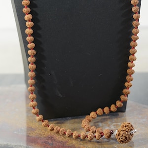 Rudraksha Mala with Gauri Shankar Pendant • 108+1+Gauri Shankar • 8, 9, 10-Mukhi • 6004