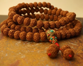 Eight Mukhi Rudraksha Mala | Eight Face Rudraksha Mala | 14mm | 8 Mukhi Mala Beads | Indonesian 8 Mukhi Beads | 8 Face Rudraksha Mala | 3250