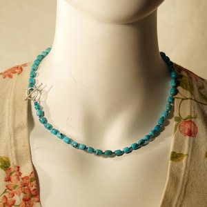 Turquoise Choker • Turquoise Necklace • Heishi Turquoise Choker • 5mm Necklace • Turquoise Necklace Beads • 4021
