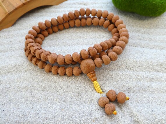 Lenkawa Bodhi Mala • 9-10 mm ビーズ • アフガニスタン Bodhi Mala