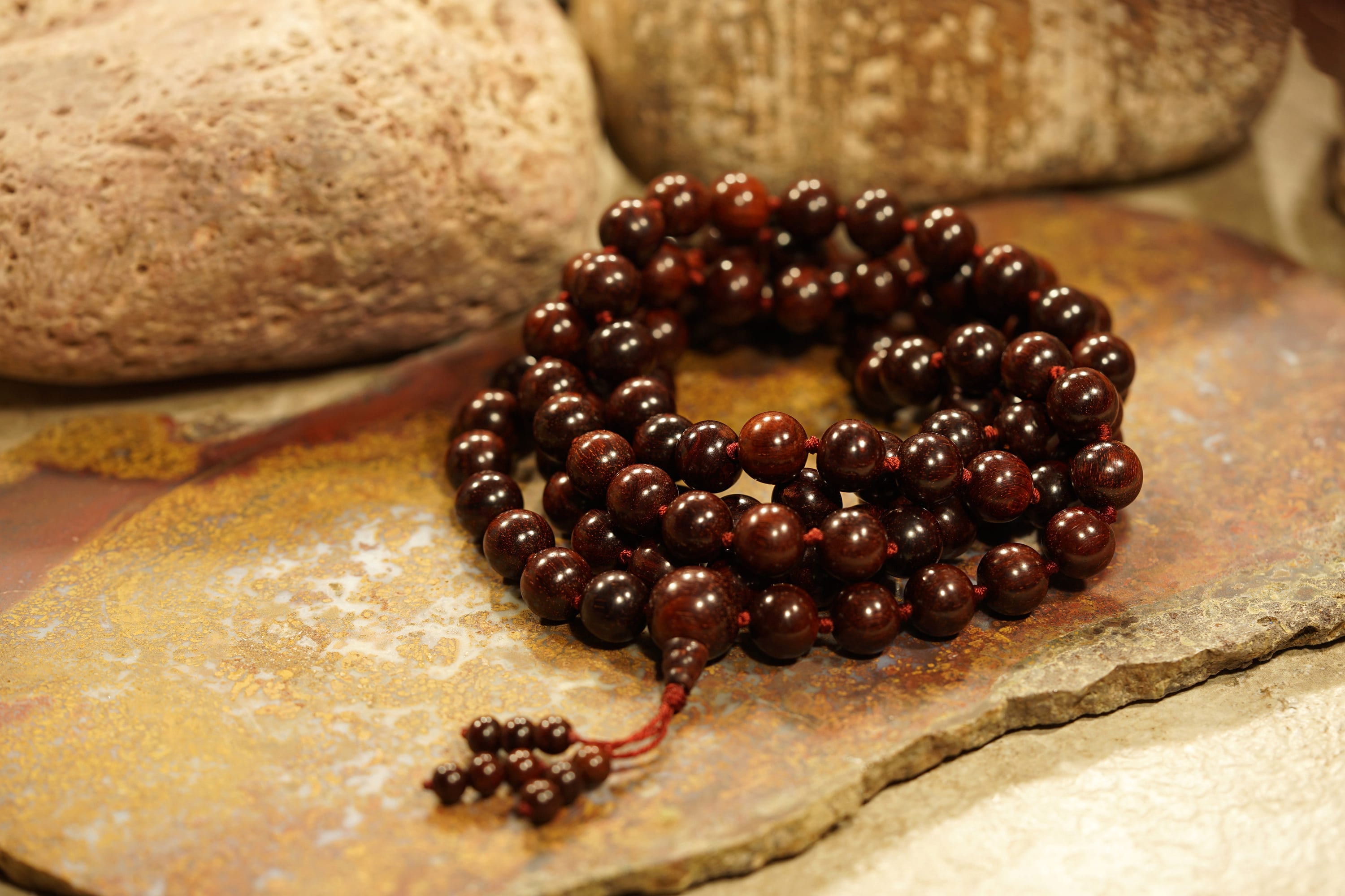 レッド サンダルウッド マーラー • 12 mm • レッド サンダルウッド