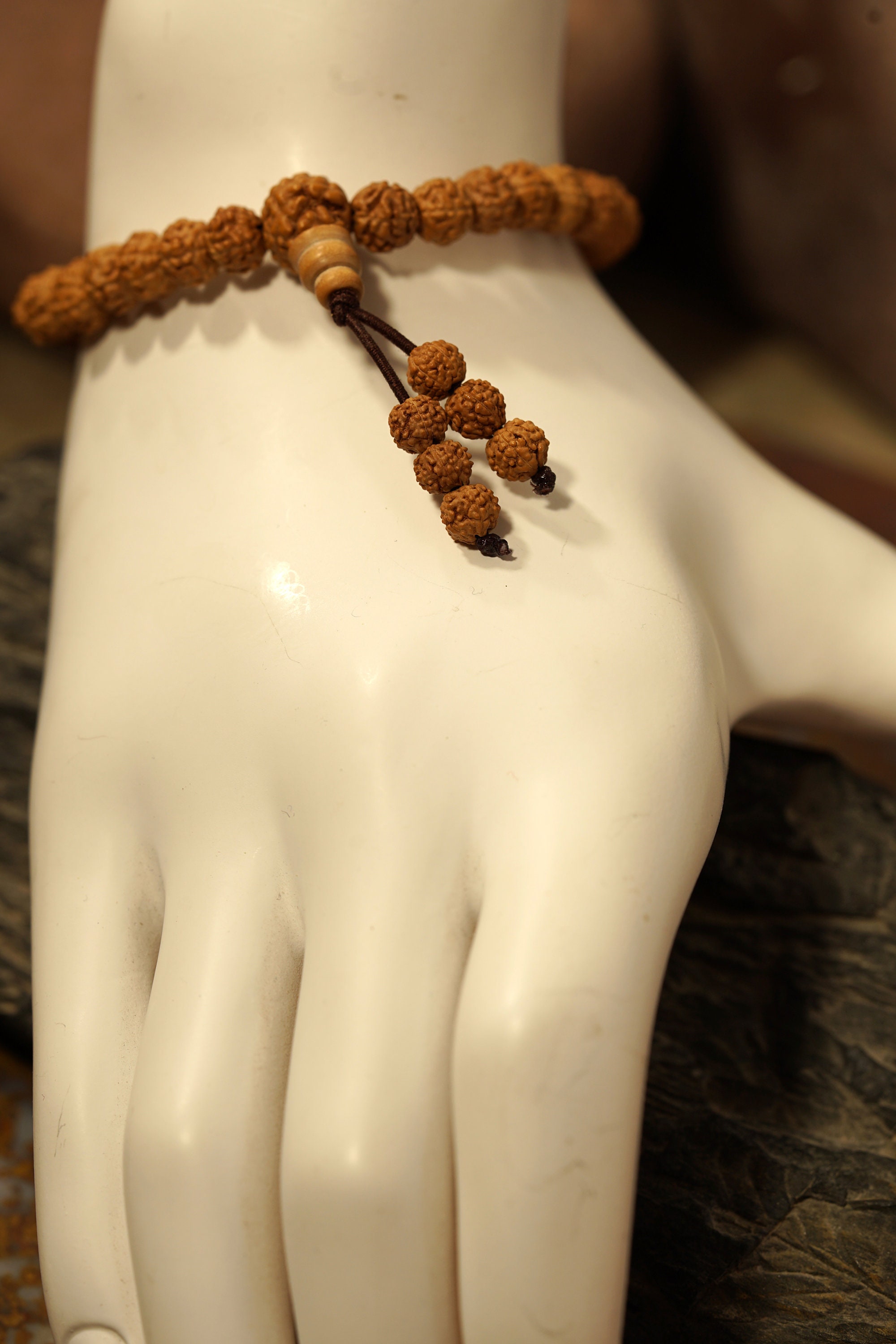 Pathri Rudraksh Rudraksha Pocket Mala • 27+1 • 5mm • 6mm • 7mm • 8mm • 9mm • 10mm ...