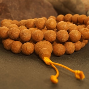 Bodhi Seed Mala • 12mm• Nepal Bodhi • Bodhi Beads • Buddhist Prayer Beads • Bodhi Mala • Tibetan Mala • Bodhicitta Mala • Pu Ti Zi • 3326