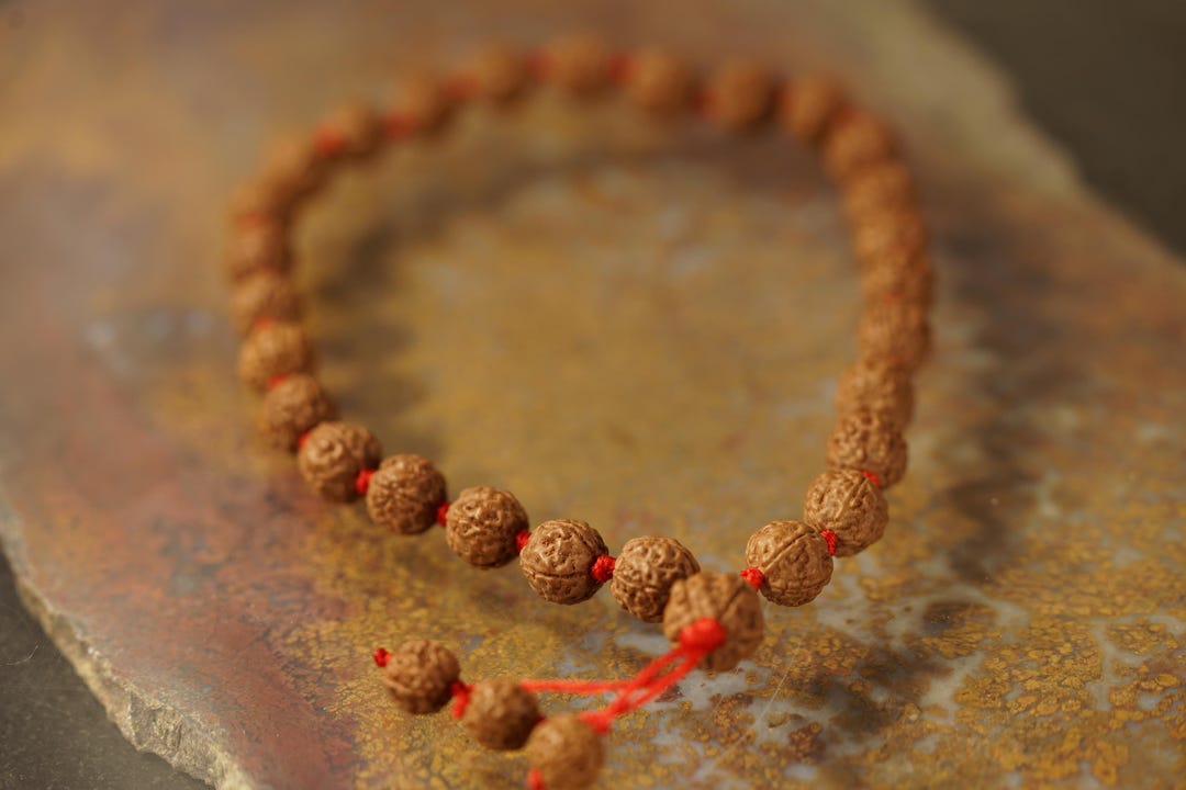 Pathri Rudraksh Pathri Rudraksha Pocket Mala • 27+1 • 9mm • 10mm • 11mm • Chikna ...