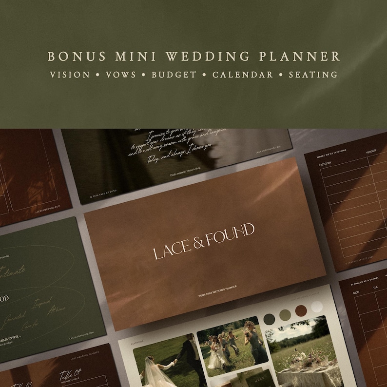Romantic garden wedding website template with floral details and layered paper textures, Canva wedding invitation with RSVP and editorial love letter style