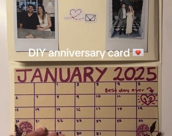 Customisable card for special occasions (anniversary, valentine's, birthday)