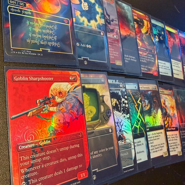Custom Commander Deck Proxy - Full Foil Option!
