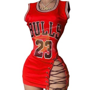 Nba Chicago Bulls Jersey Dress - Etsy