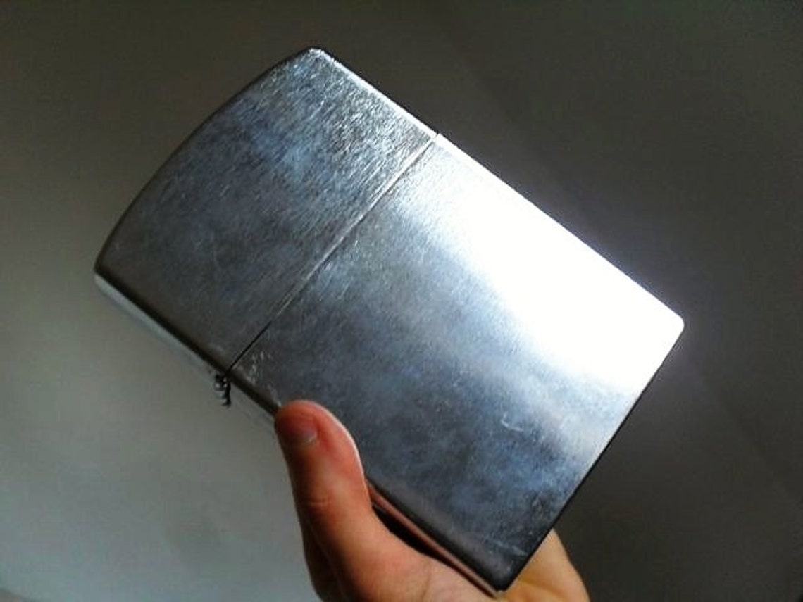 Jumbo Zippo . Giant Working Collectable Lighter Silver Metal Etsy