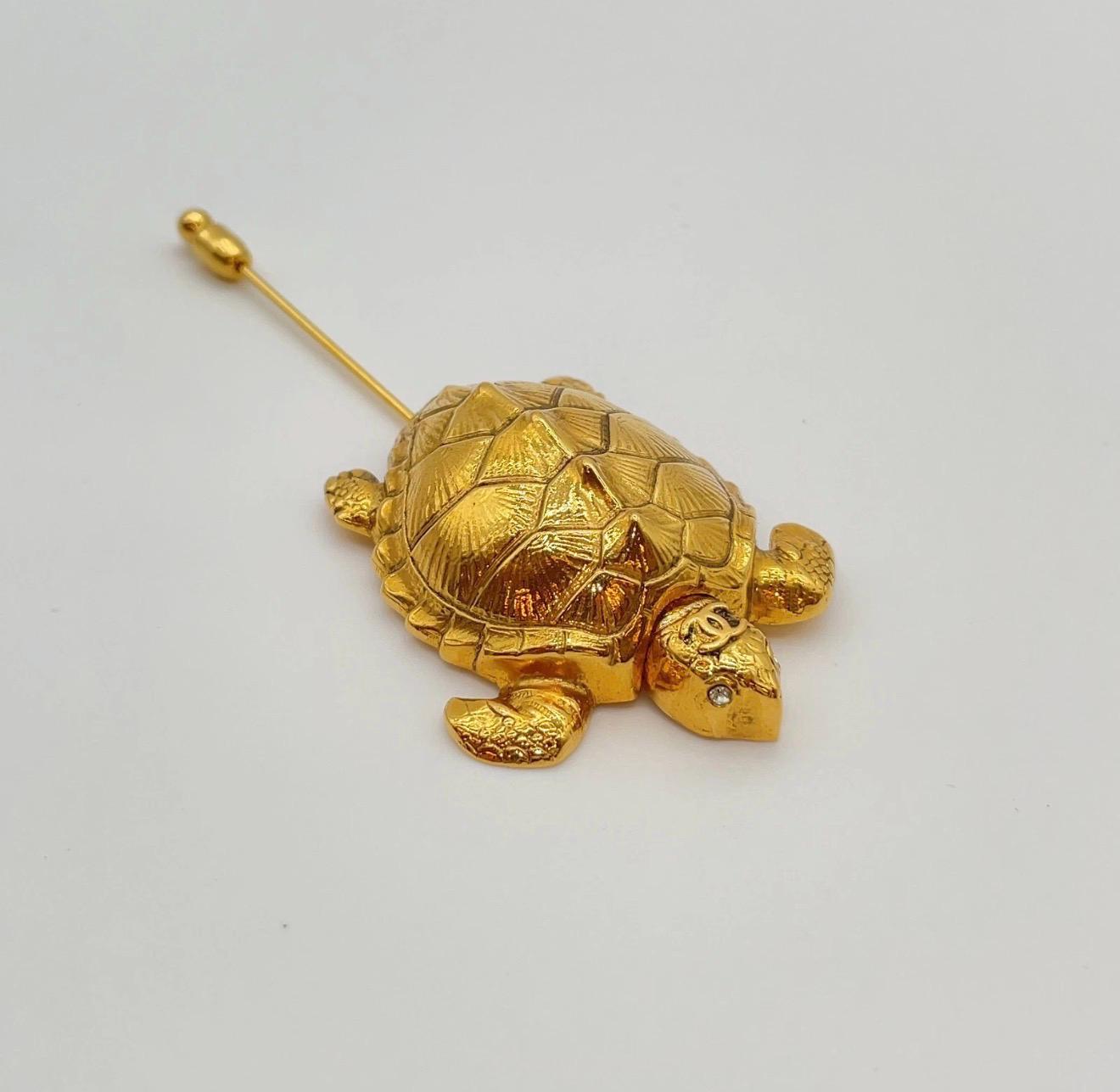Chanel Turtle Pin - Etsy
