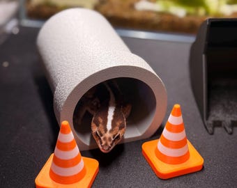 Mid-size reptile hideout. Construction-themed limited release. Gettttttt yourrrrrrr