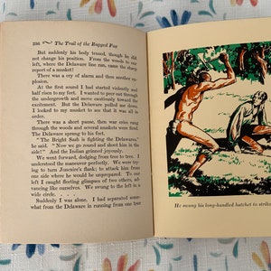Livre vintage, The Trail Of The Ragged Fox par Pitt L. Fitzgerald, imprimé en 1930, livre de collection image 10