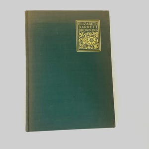 Elizabeth Barrett Browning Sonnets From The Portuguese, Small Hardcover Book, 1933, Collectible, Poetry Lover
