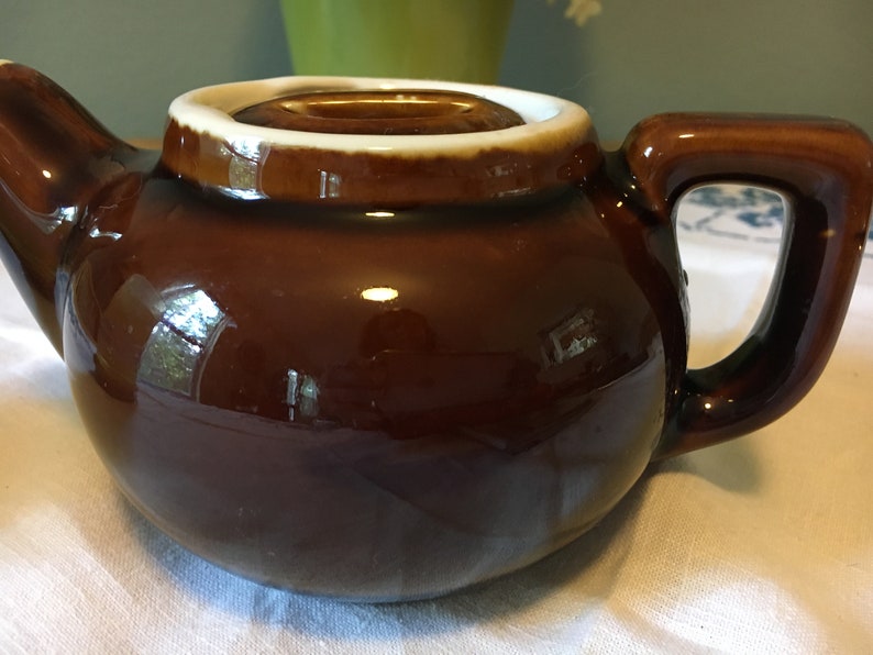 Brown Betty Teapot HF Coors Pottery 2 Cup Teapot With Lid Etsy
