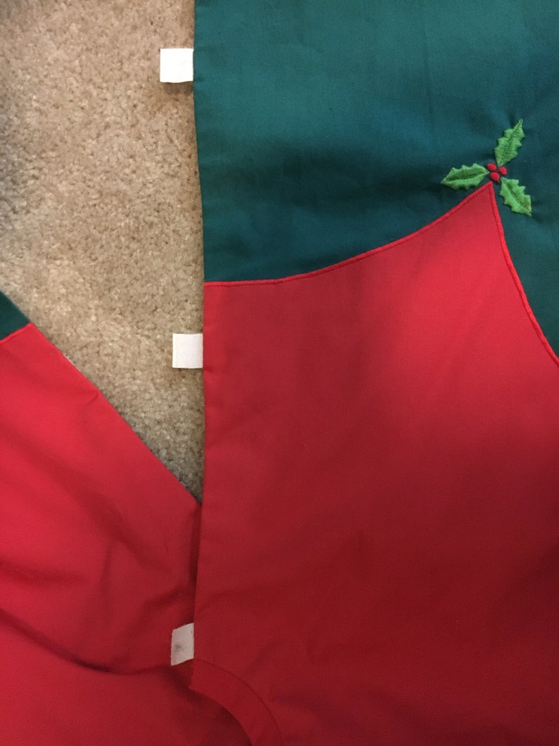 Vintage Christmas Tree Skirt By House Of Hatten Santa Tree Skirt
