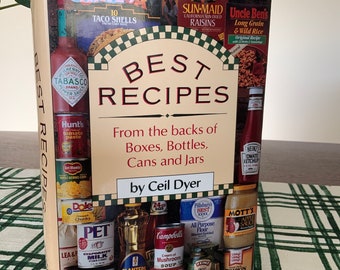 Cookbook, Best Recipes of The Great Food Companies, Classic American Vintage Cookbook Hardcover 1993, Nabisco, Lipton, Sargento, Etc.