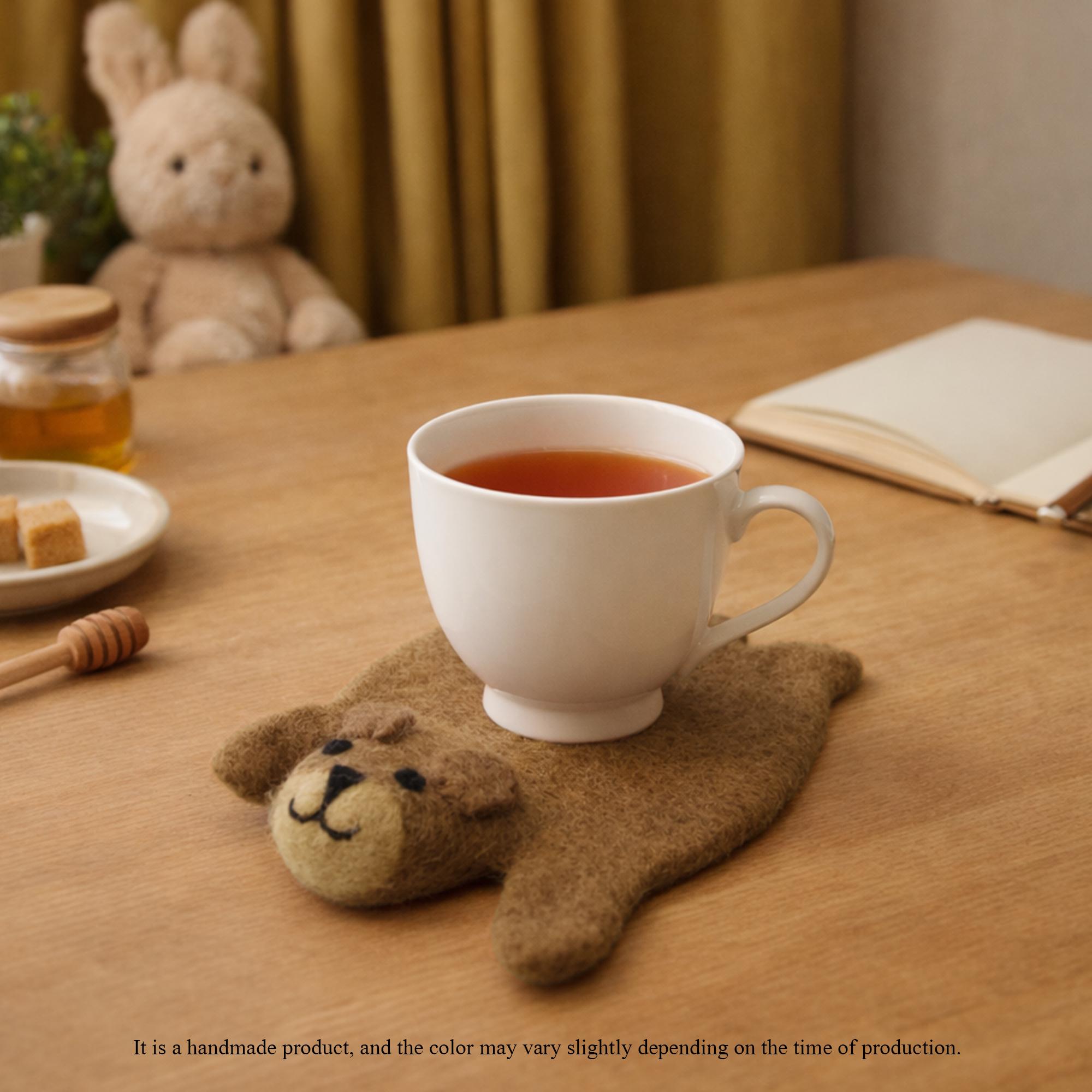 Bear Mug Rug - Etsy