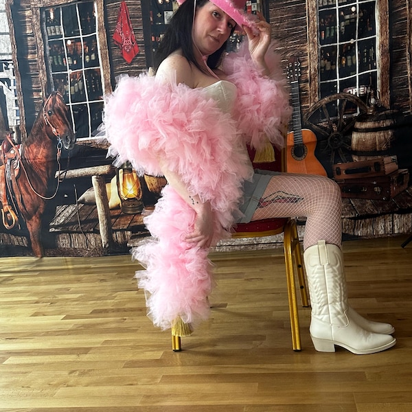 Made to Order Large vegan/tulle Boa