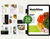 Nutrition Ebook Beginner Guide Healthy Eating Calories Protein Fiber Meal Planning Weight Loss Digital PDF
