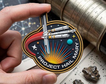 Parche de PVC del Proyecto Ave María – Parche de moral espacial de ciencia ficción para mochilas tácticas, sombreros, chaquetas, chalecos y demás equipamiento.