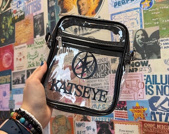 Katseye Inspired Clear Concert Bag | K-Pop Fan Stadium Approved Bag | Transparent Crossbody | Fangirl Gift