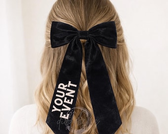 Fiocco per capelli da concerto personalizzato / Accessorio per abiti da evento personalizzato