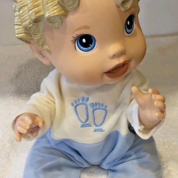 Baby Alive "Baby All Gone" Doll Interactive Talking Blonde 2009 Retired