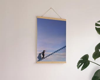 Konsttrycket The Truman Show - "Ifall jag inte ser dig"-filmaffisch, retro surrealistisk väggdekor, minimalistisk filmgåva