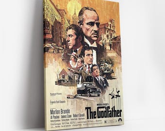 Gudfadern 1972 Klassisk vintagefilmaffisch, filmfans samlarobjekt - Retro poster, heminredning, väggkonst