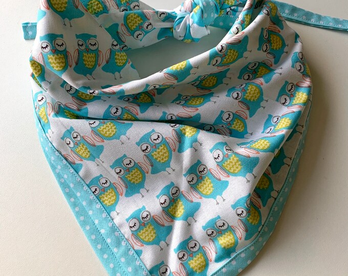 The Blue Owl Dog Bandana (Jumbo Size)