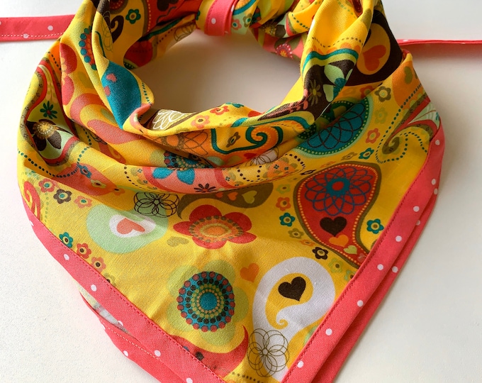 The Happy Flower Dog Bandana (Jumbo Size)