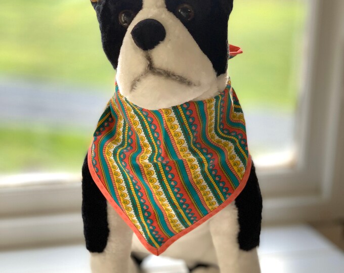 The Happy Stripe Dog Bandana (Classic Size)