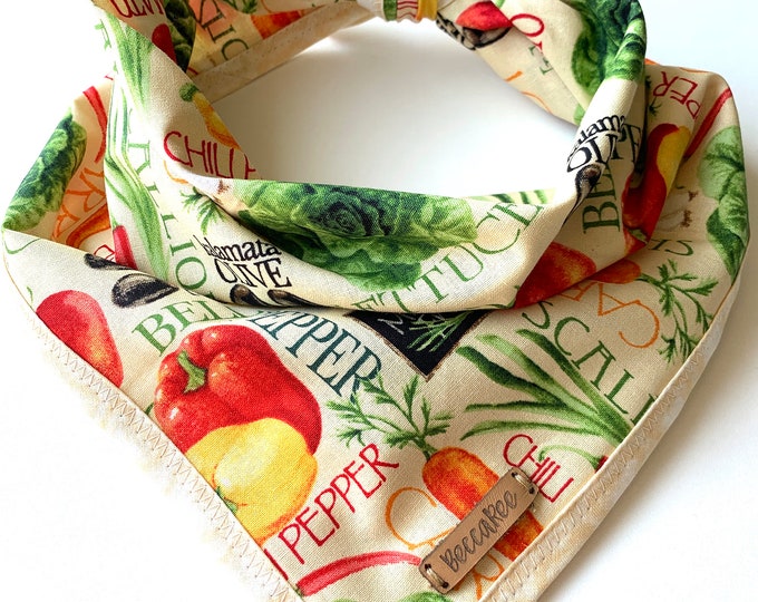 The Farmer's Market Dog Bandana (Classic Size)