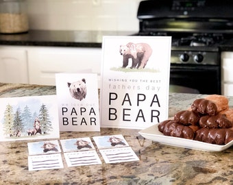 Papa Bear, Father's Day, Birthday Printable