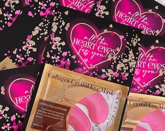 Girly Valentine / Máscara de ojos San Valentín / San Valentín inteligente / Galentine imprimible / San Valentín imprimible / San Valentín digital /