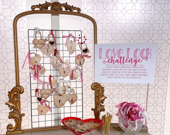 Juego de Galentine / Juego de San Valentín / Love Lock Bridge / Locket Game / Descarga digital / Juego imprimible / Love Party / Love Lock Bridge