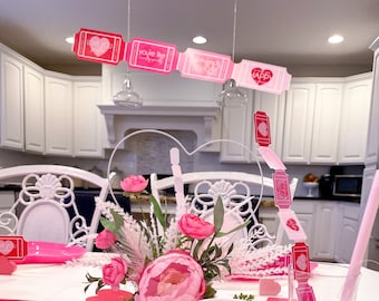 Telón de fondo de la fiesta de Galentine, Día de Galentine, Decoración de San Valentín, Fiesta de Galentine, Telón de fondo de la fiesta del Día de San Valentín, Imprimible, Digital