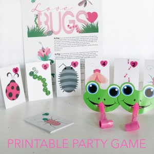 Valentines Game / Love Bug / Party Game/ Classroom Game / Valentines Party Game / Love Bug Game