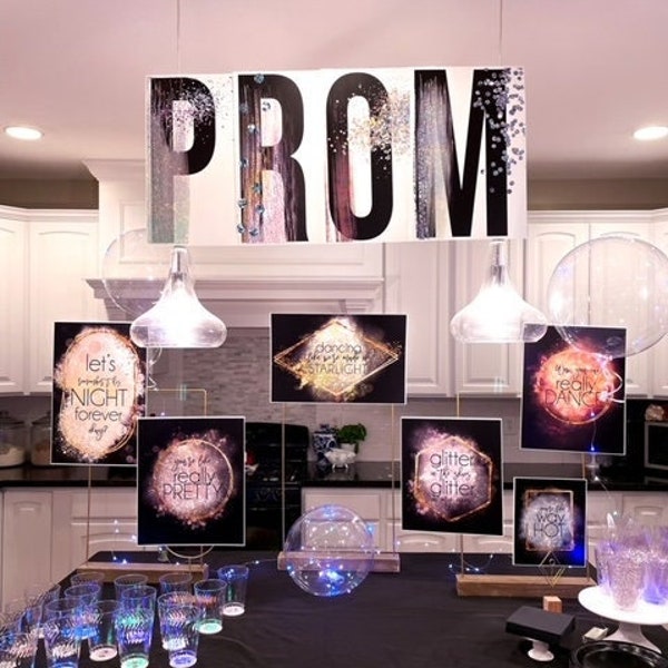 Prom Decor / Prom Backdrop / Printable Prom / Prom / Prom Party / Prom Night / Prom Decoration / Prom Queen / Prom After Party / Prom Host