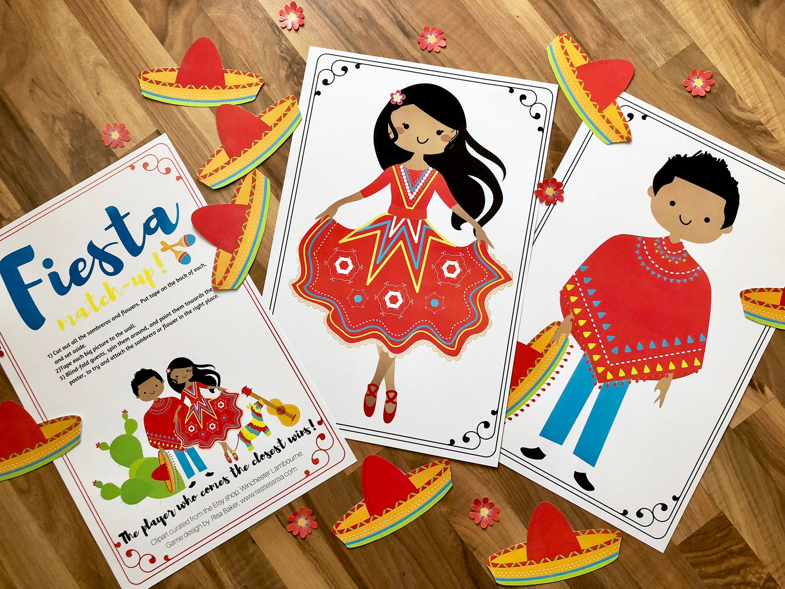 Mexican Fiesta Party Game | Etsy
