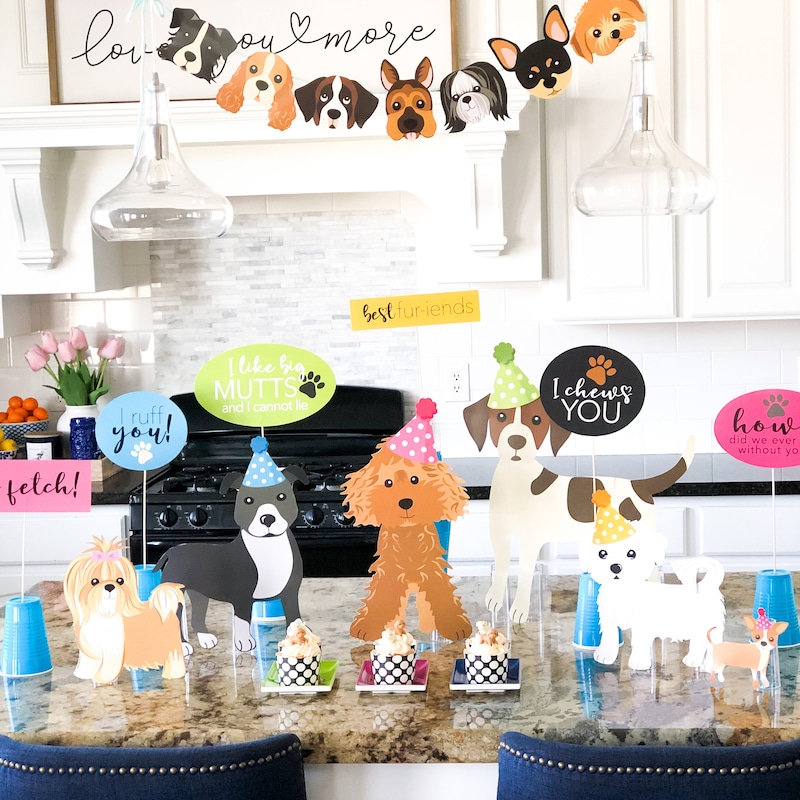 Puppy Birthday Party - Etsy