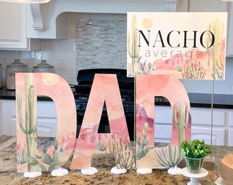 Father's Day Party Display, Nacho Party, Father's Day Decor, Father's Day Digital, Printable, Desert Party, Boho Party, Printable Party